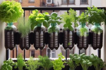 Horta Vertical em Garrafa PET para Apartamentos: Desfrute da Natureza em Casa