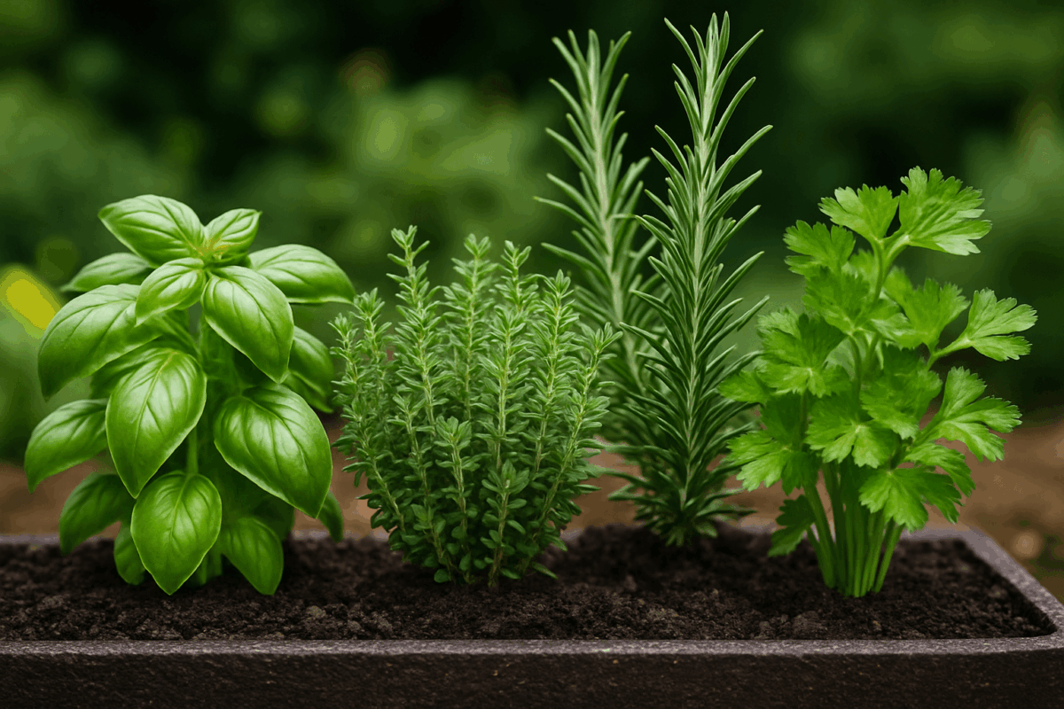 Quais ervas aromáticas se beneficiam mais do esterco de galinha?