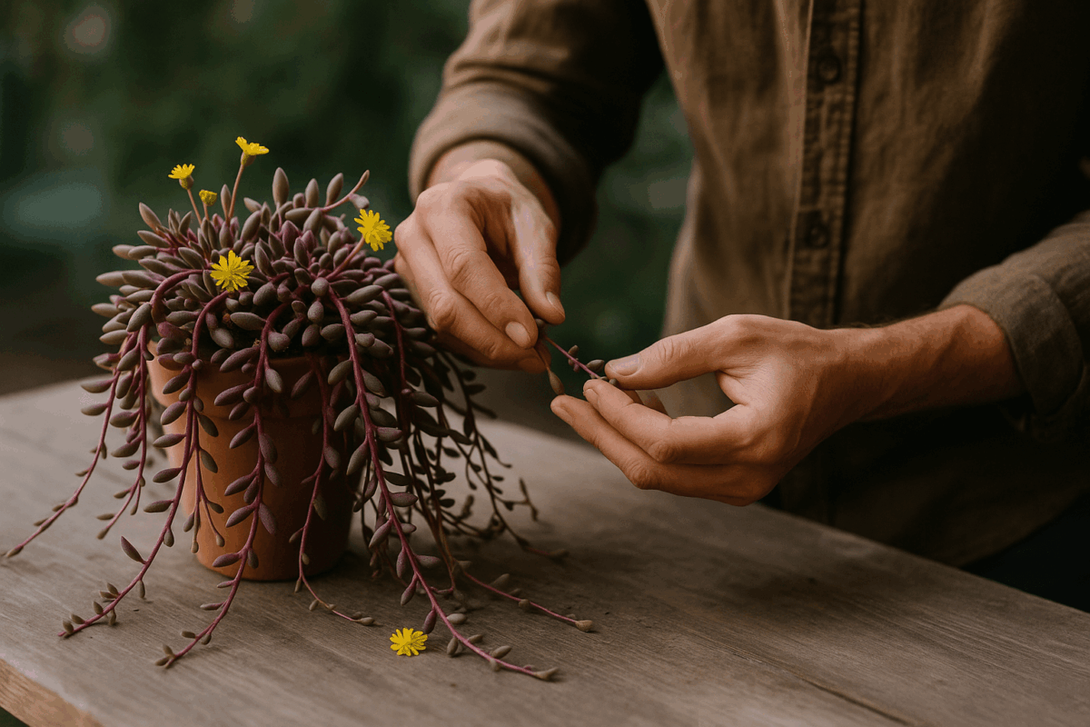 Suculenta Colar de Rubi Seu Novo Amor Verde (Fácil de Cuidar!)
