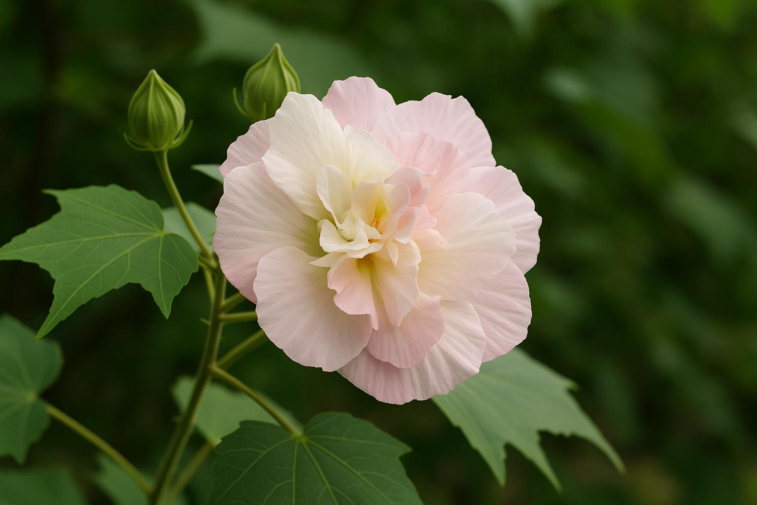 Flores que Mudam de Cor - Hibiscus_mutabilis